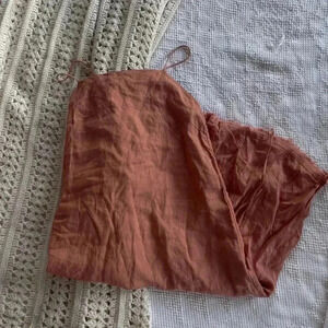 ✨🍓coral midi linen dress🍓✨